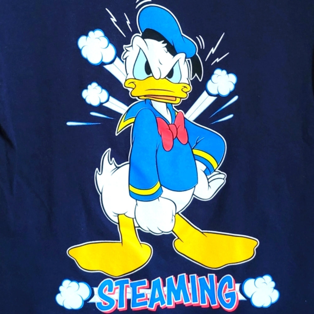 EUC Disney Donald Duck Kids Graphic Short Sleeve Size Small - Picture 2 of 3